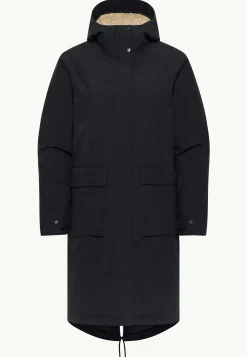 Jack Wolfskin Vestes D'Isolation|Vestes D'Hiver-Wintertor Coat W Rds black