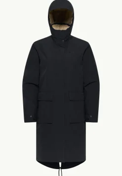 Jack Wolfskin Vestes D'Isolation|Vestes D'Hiver-Wintertor Coat W Rds black