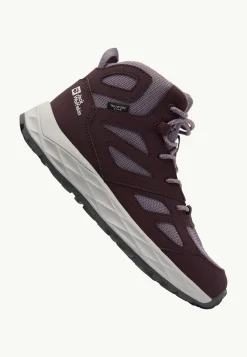 Jack Wolfskin Sneakers De Plein Air|Chaussures D'Hiver-Woodland 2 Texapore Mid K