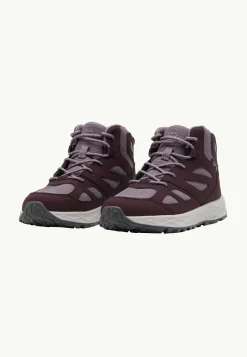 Jack Wolfskin Sneakers De Plein Air|Chaussures D'Hiver-Woodland 2 Texapore Mid K