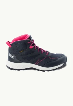 Jack Wolfskin Sneakers De Plein Air|Chaussures D'Hiver-Woodland Texapore Mid K
