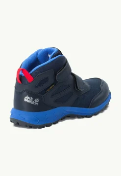 Jack Wolfskin Sneakers De Plein Air|Chaussures D'Hiver-Woodland Texapore Mid Vc K