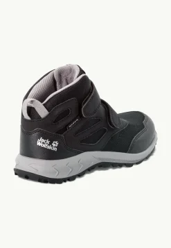 Jack Wolfskin Sneakers De Plein Air|Chaussures D'Hiver-Woodland Texapore Mid Vc K